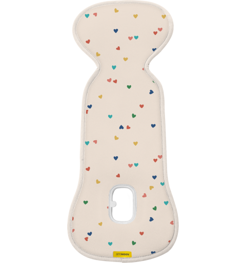 AeroSleep AeroMoov - wkładka antypotowa do fotelika samochodowego 0-13 kg | Confetti Hearts